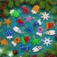 2 個 真空メッキ 304ステンレス鋼 チャーム クリスマス 金メッキ エナメル の画像