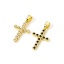 Picture of Eco-friendly Brass Religious Charm Pendant 18K Real Gold Plated Cross 28.5mm x 15mm