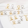 Picture of Brass Toggle Clasps Round Heart Multicolor