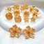 Picture of Eco-friendly Stylish Ins Style 18K Real Gold Plated Brass Flower Ear Post Stud Earrings