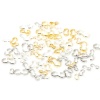 Immagine di 50 PCs Eco-friendly Brass Connectors Clasp 3 shape For Bracelets/Necklaces Making DIY Jewelry Materials Real Gold Plated