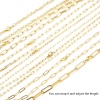 Picture of Eco-friendly Brass Paperclip Link Chain Necklace 18K Real Gold Plated