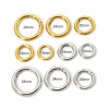 Picture of 304 Stainless Steel Bolt Spring Ring Clasps Round Multicolor Polished