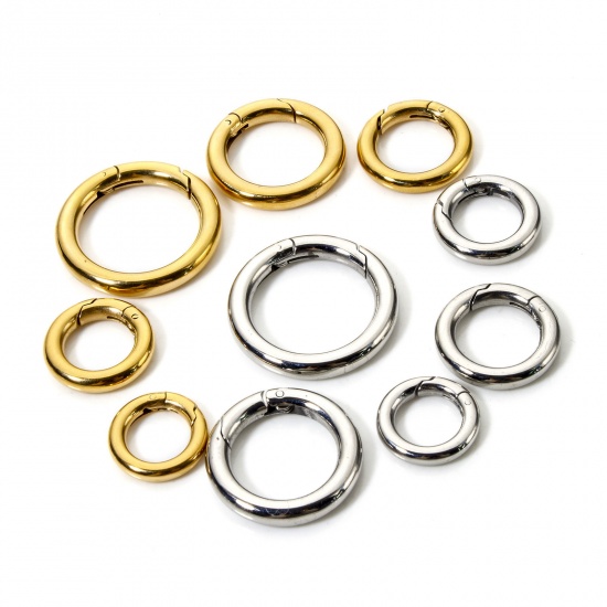 Bild von 1 Piece 304 Stainless Steel Safety Rings Round Polished