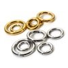 Picture of 304 Stainless Steel Bolt Spring Ring Clasps Round Multicolor Polished