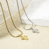 Picture of Eco-friendly Brass West Cowboy Charms Real Gold Plated Cactus 17mm x 9mm