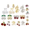 Bild von Messing Charms Bunt Kirsche