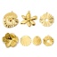Picture of Eco-friendly PVD Vacuum Plating 304 Stainless Steel Charms 18K Real Gold Plated