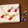 Bild von Messing Baumelnde Charm-Perlen für die Herstellung von Armbändern, Halsketten und Schmuck Bunt Emaille Reisetrolley Universum Planeten Emaille