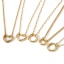 Immagine di 1 Pz Ottone Catena Collana Placcato Oro 18K Con Chiusura A Molla