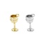 Immagine di 2 Pz Ottone 3D Ciondoli Bicchiere da vino 18mm x 9mm