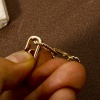 Bild von Umweltfreundlich Messing Steckverbinder Verschluss Oval Echtgold plattiert 7cm x 0.8cm