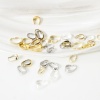 Picture of Eco-friendly Brass Pendant Pinch Bails Clasps Real Gold Plated