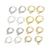 Picture of Eco-friendly Brass Hoop Earrings Real Gold Plated Round With Loop