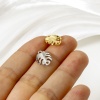 Picture of Brass Flora Collection Charms Multicolor Monstera Leaf Hollow 14.5mm x 10mm
