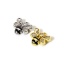 Immagine di 1 Pz Ottone Insetto Ciondoli Multicolore Nero Smalto Ape Trasparente Cubic Zirconiae 14mm x 13mm