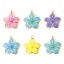 Picture of Eco-friendly Brass Flora Collection Charms 18K Real Gold Plated Enamel Flower 26mm x 21mm