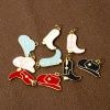 Picture of Eco-friendly Brass West Cowboy Charms 18K Real Gold Plated Enamel