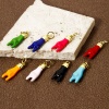 Picture of Eco-friendly Brass Charms 18K Real Gold Plated Enamel Rock N Roll Hand Sign Gesture 21mm x 6mm