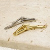 Picture of Eco-friendly Brass Hook Clasps Drop Real Gold Plated 3.6cm x 0.8cm