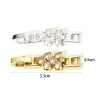Bild von 1 Stück Umweltfreundlich Messing Faltverschlüsse Pfeilspitze Echtgold plattiert Klar Zirkonia 3.3cm x 0.9cm