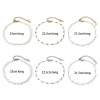 Bild von Umweltfreundlich Elegant Stilvoll Bunt 304 Edelstahl & Acryl Handgefertigte Gliederkette Fußketten Für Frauen Party