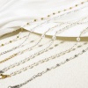 Bild von Umweltfreundlich Elegant Stilvoll Bunt 304 Edelstahl & Acryl Handgefertigte Gliederkette Fußketten Für Frauen Party