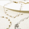 Bild von Umweltfreundlich Elegant Stilvoll Bunt 304 Edelstahl & Acryl Handgefertigte Gliederkette Fußketten Für Frauen Party