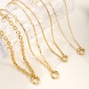 Picture of Eco-friendly Brass Necklace 18K Real Gold Plated With Spring Ring Clasp