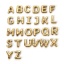 Immagine di 2 Pz Placcatura Sottovuoto Ecologica 304 Acciaio Inossidabile Ciondoli 18K Vero Oro Placcato Lettera Maiuscola Messaggio " A-Z "