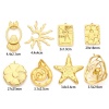 Picture of Eco-friendly PVD Vacuum Plating 304 Stainless Steel Pendants 18K Real Gold Plated Sun Flower