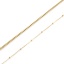 Image de 1 Pièce Colliers en 304 Acier Inoxydable Revêtement sous Vide PVD Respectueux de l'Environnement Élégant Plaqué Or Véritable 18K Pour Femmes Cadeau 45cm long