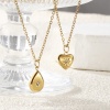 Picture of Eco-friendly PVD Vacuum Plating Exquisite Galaxy 18K Real Gold Plated 304 Stainless Steel & Rhinestone Link Cable Chain Star Pendant Charm Necklace For Women Gift 45cm(17.7") + 5cm(2") long