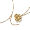 Picture of Eco-friendly PVD Vacuum Plating Stylish Pastoral Style 18K Real Gold Plated 304 Stainless Steel Link Cable Chain Flower Pendant Charm Necklace For Women Gift 45cm(17.7") + 5cm(2") long