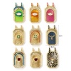 Picture of Eco-friendly Brass Micro Pave Pendants 18K Real Gold Plated Octagon Enamel Clear Cubic Zirconia 3cm x 1.8cm