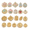 Picture of Eco-friendly 304 Stainless Steel Oil Painting Style Charms Multicolor Enamel
