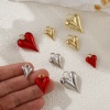 Picture of Eco-friendly Brass Valentine's Day Charms Real Gold Plated Heart 3D
