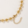 Picture of Multicolor Ball Chain Necklace, 304 Stainless Steel 40cm(15.7") + 5cm(2"), For Women, Simple & Casual Gift, Eco-friendly
