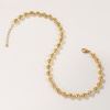 Picture of Multicolor Ball Chain Necklace, 304 Stainless Steel 40cm(15.7") + 5cm(2"), For Women, Simple & Casual Gift, Eco-friendly