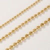 Picture of Eco-friendly PVD Vacuum Plating Exquisite 18K Real Gold Plated 304 Stainless Steel Ball Chain Anklet For Women Gift 22cm(8.7") long