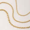 Picture of Eco-friendly PVD Vacuum Plating Exquisite 18K Real Gold Plated 304 Stainless Steel Ball Chain Anklet For Women Gift 22cm(8.7") long