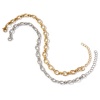 Picture of Eco-friendly PVD Vacuum Plating Stylish Multicolor 304 Stainless Steel Link Cable Chain Anklet Unisex 22cm(8.7") long