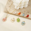 Picture of Eco-friendly PVD Vacuum Plating 304 Stainless Steel West Cowboy Charms 18K Real Gold Plated Multicolor Enamel 3D