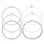 Immagine di 18K Vero Oro Placcato Catena di Perline Strozzatore Collana, 304 Acciaio Inossidabile & Cristallo 38cm + 3cm, Per Donne, Sezione, Squisito Regalo, Placcatura Sottovuoto PVD Ecologica, 1 Pz