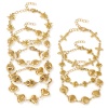 Picture of Eco-friendly PVD Vacuum Plating Stylish 18K Real Gold Plated 304 Stainless Steel Handmade Link Chain Bracelets For Women Gift 16cm(6.3") long