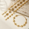 Picture of Eco-friendly PVD Vacuum Plating Stylish 18K Real Gold Plated 304 Stainless Steel Handmade Link Chain Bracelets For Women Gift 16cm(6.3") long