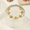 Picture of Eco-friendly PVD Vacuum Plating Stylish 18K Real Gold Plated 304 Stainless Steel Handmade Link Chain Bracelets For Women Gift 16cm(6.3") long