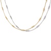 Picture of Multicolor Snake Chain Necklace, 304 Stainless Steel 40cm(15.7") + 5cm(2"), For Women, Minimalist Exquisite Gift, Eco-friendly