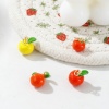 Picture of Eco-friendly Brass Charms 18K Real Gold Plated Enamel Lemon Fruit 3D