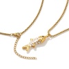 Изображение 18K Real Gold Plated Box Chain Fish Animal Pendant Charm Necklace, 304 Stainless Steel 45cm(17.7") + 5cm(2"), For Women, Enamel 3D, Stylish Ocean Jewelry Gift, Eco-friendly PVD Vacuum Plating